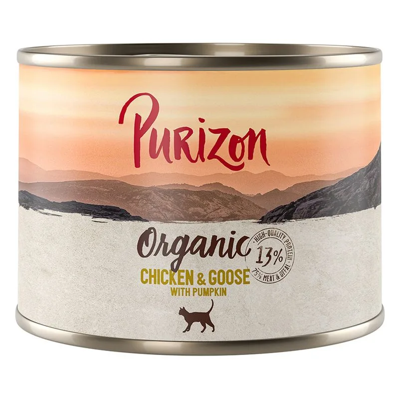 Purizon Organic 24 x 200 g (Pollo e Oca con Zucca)