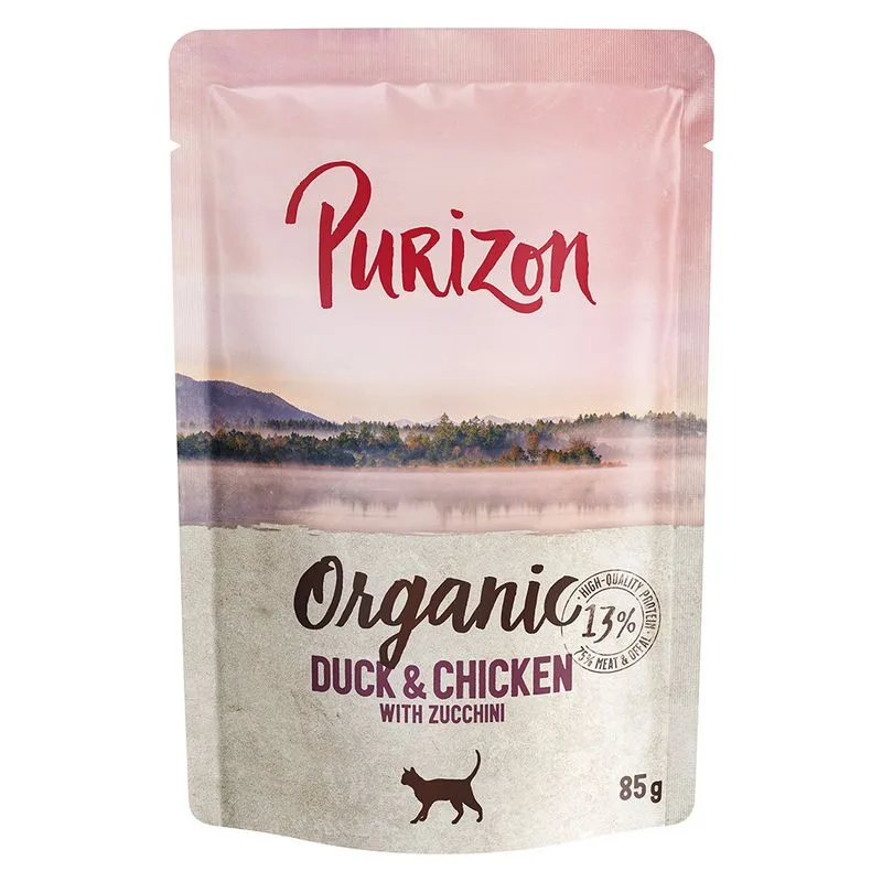 Purizon Organic 24 x 85 g (Anatra e Pollo con Zucchine)