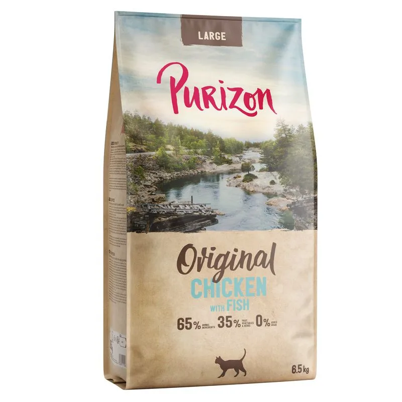 Purizon Original Large Pollo con Pesce - senza cereali (Set % 2 x 6,5 kg - NUOVO!)