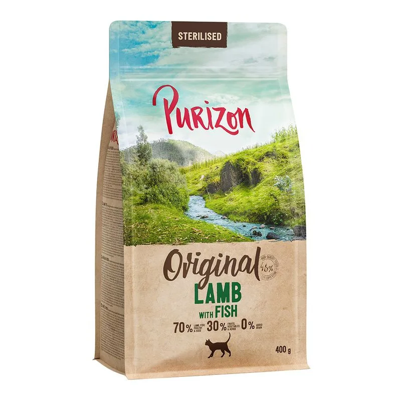 Purizon Original Sterilised Agnello con Pesce - senza cereali (400 g)