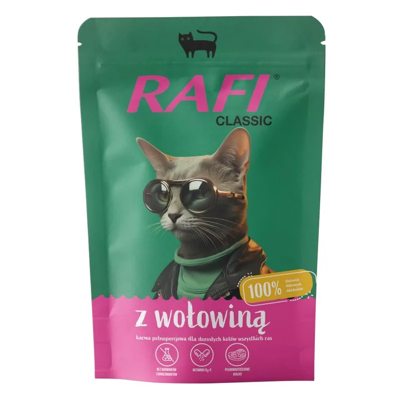Rafi Cat Classic 20 x 100 g (Manzo)