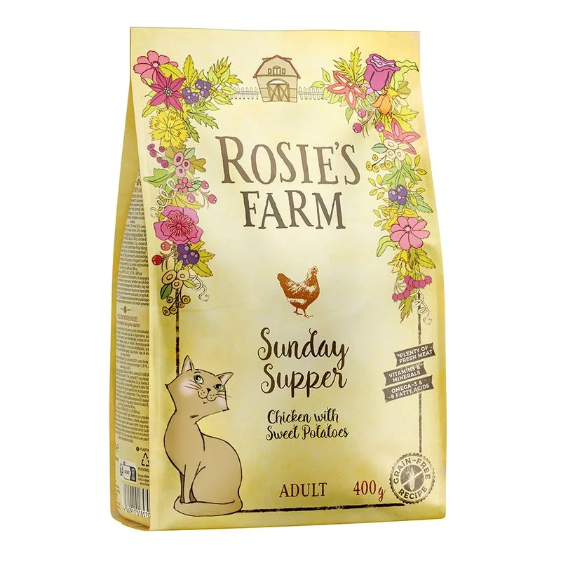 Rosie's Farm Adult Pollo con patate dolci Crocchette per gatti (400 g)