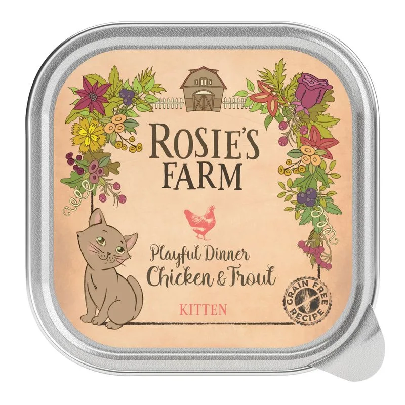 Rosie's Farm Kitten 32 x 100 g Alimento umido per gatti