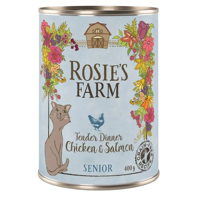 Rosie's Farm Senior 12 x 400 g Alimento umido per gatti