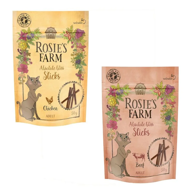 Set prova! Rosie's Farm Snack per gatti