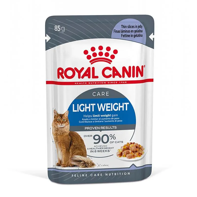 Royal Canin Light Weight Care umido in Gelatina per gatti (Set %: 96 x 85 g)
