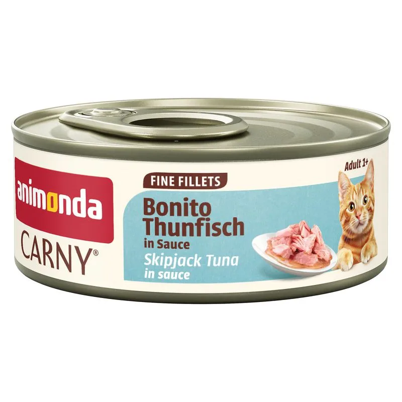 animonda Carny Adult Fine Fillets in Salsa 24 x 60 g (Tonno)