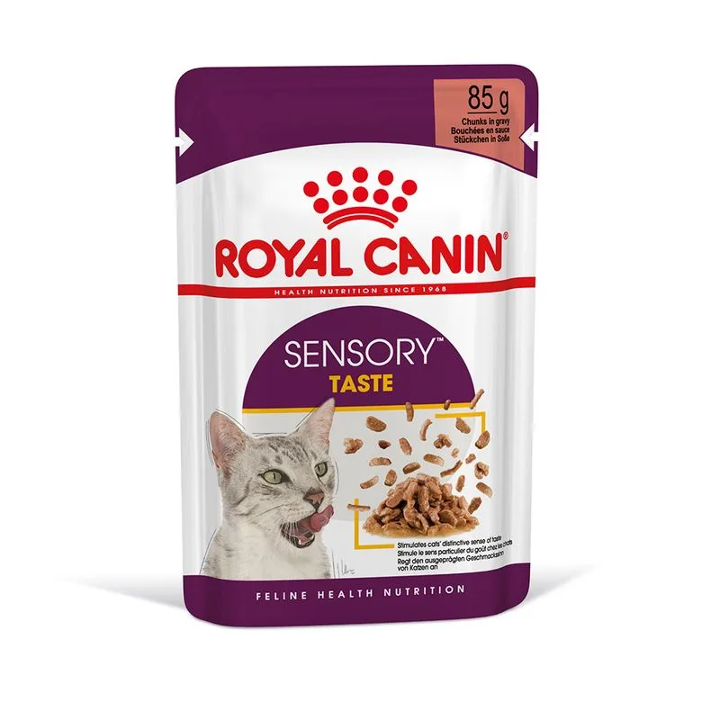 Royal Canin Sensory Taste umido in Salsa per gatti (Set %: 96 x 85 g)