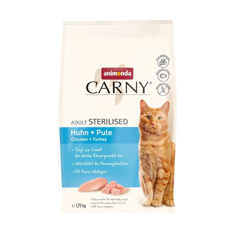animonda Carny Adult Sterilised Pollo + Tacchino Crocchette per gatto (1,75 kg)