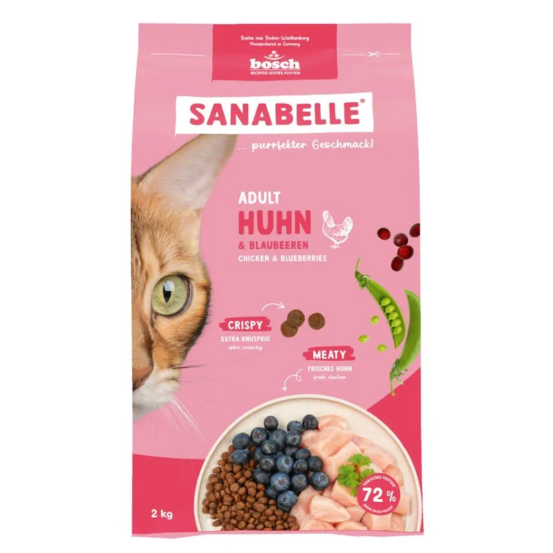 Sanabelle Adult con Pollo & Mirtilli (2 kg)