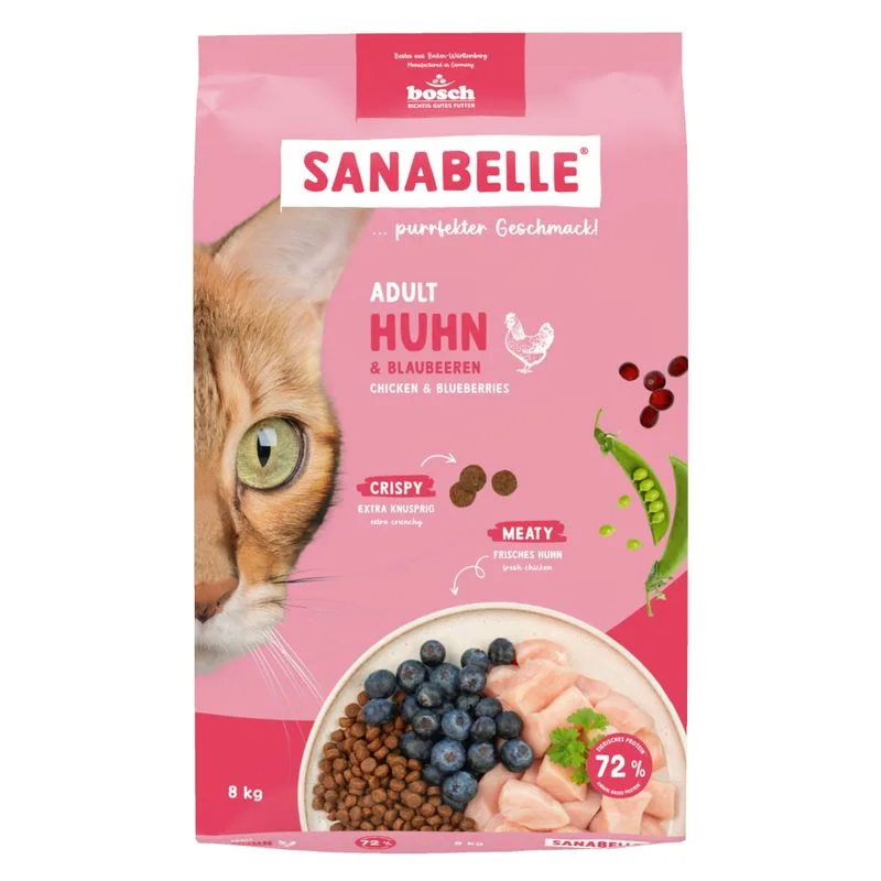 Sanabelle Adult con Pollo & Mirtilli (8 kg)
