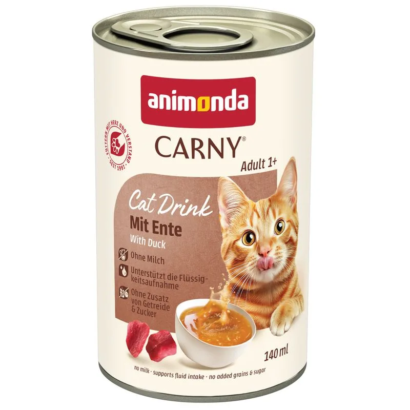animonda Carny Cat Drink 24 x 140 ml (Anatra)