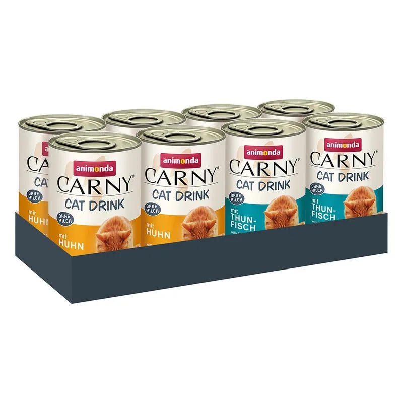 animonda Carny Cat Drink 24 x 140 ml (Mix 1: Pollo e Tonno)