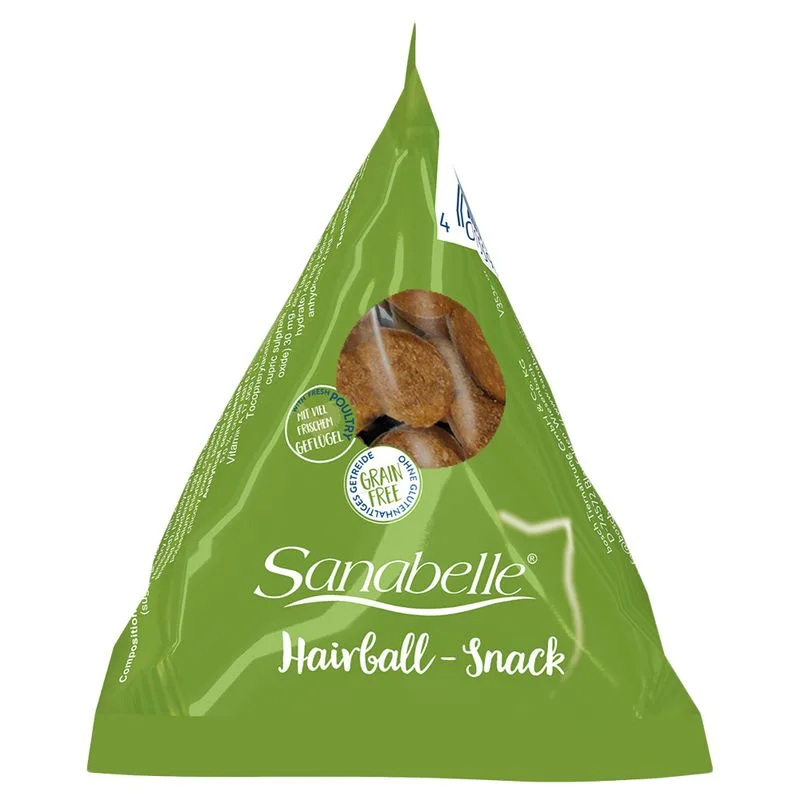 Sanabelle Hairball Snack nel Tetraedro (Set %: 24 x 20 g)