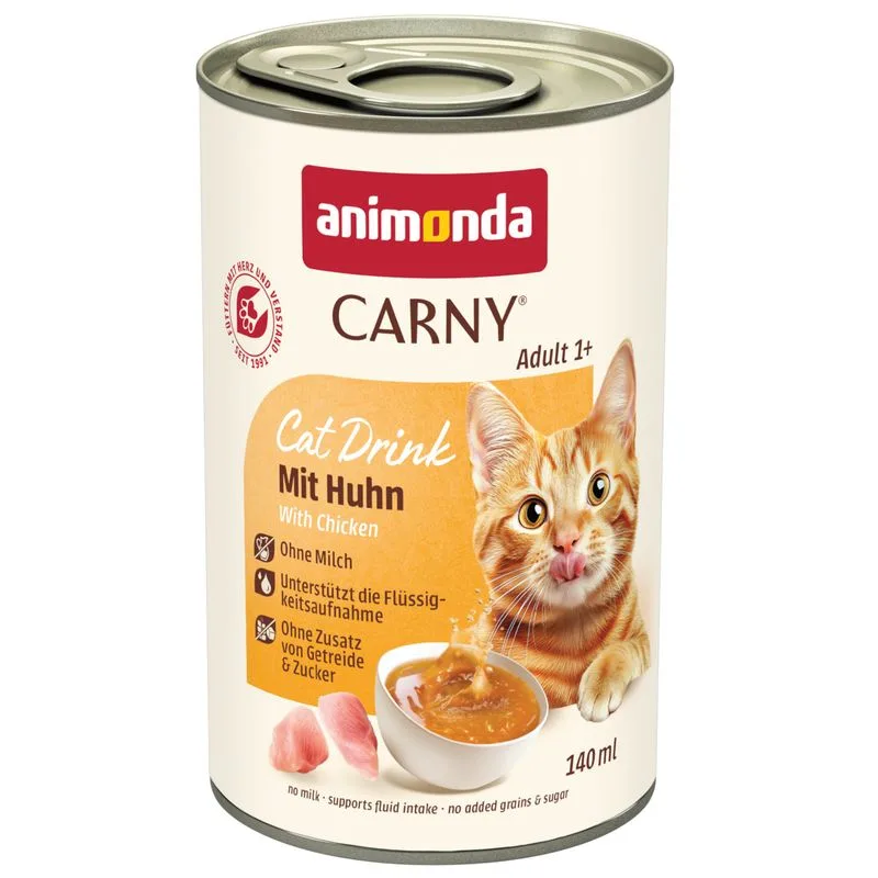 animonda Carny Cat Drink 24 x 140 ml (Pollo)
