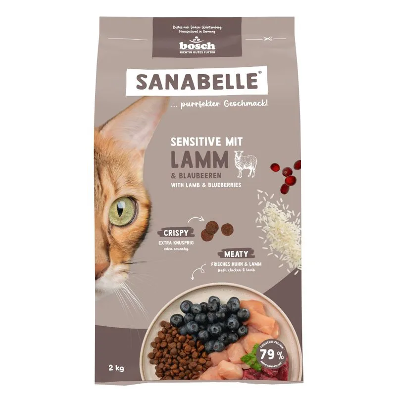Sanabelle Sensitive con Agnello e Mirtilli (2 kg)