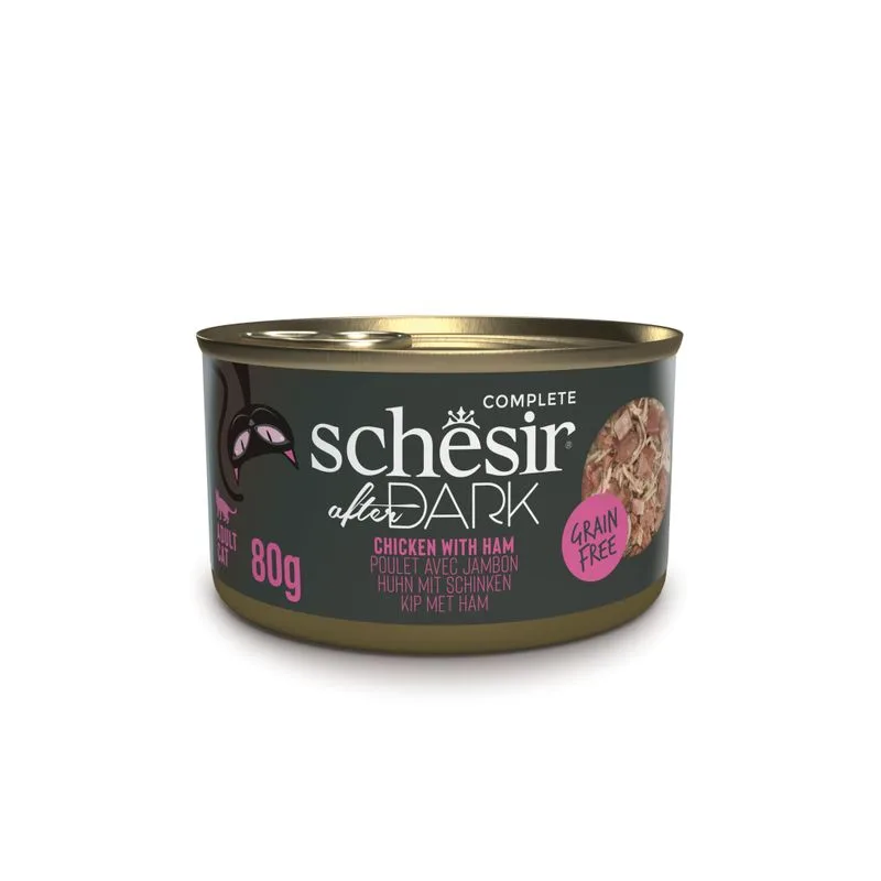 Schesir After Dark Filetti in brodo 12 x 80 g (Pollo con prosciutto)
