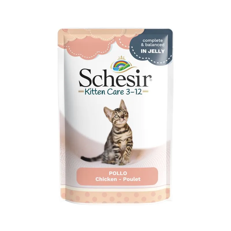Schesir Buste 24 x 85 g (Kitten Pollo)