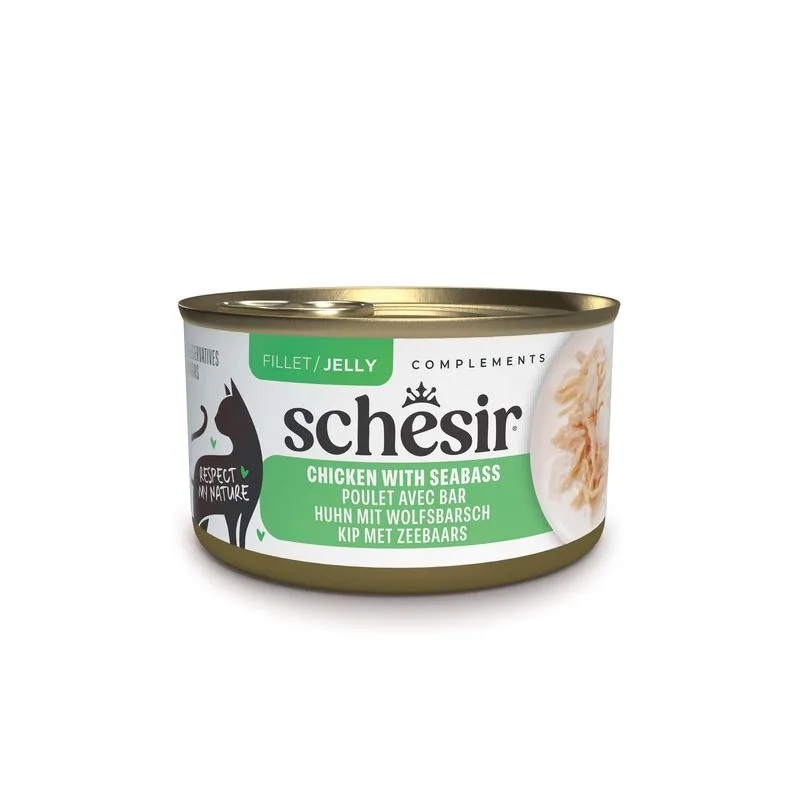 Schesir Complements in Gelatina 12 x 70 g (Pollo con Spigola)