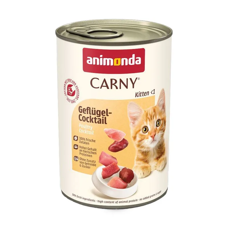 animonda Carny Kitten 12 x 400 g (Cocktail di Pollame)