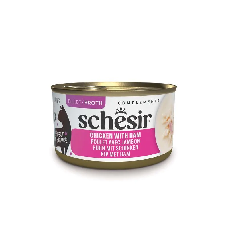 Schesir Complements in brodo 12 x 70 g (Pollo con Prosciutto)