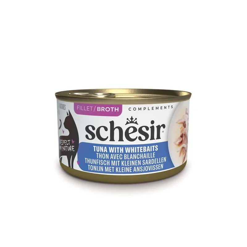 Schesir Complements in brodo 12 x 70 g (Tonnetto con Alicette)