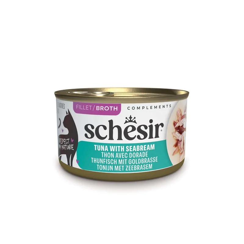 Schesir Complements in brodo 12 x 70 g (Tonnetto con Orata)