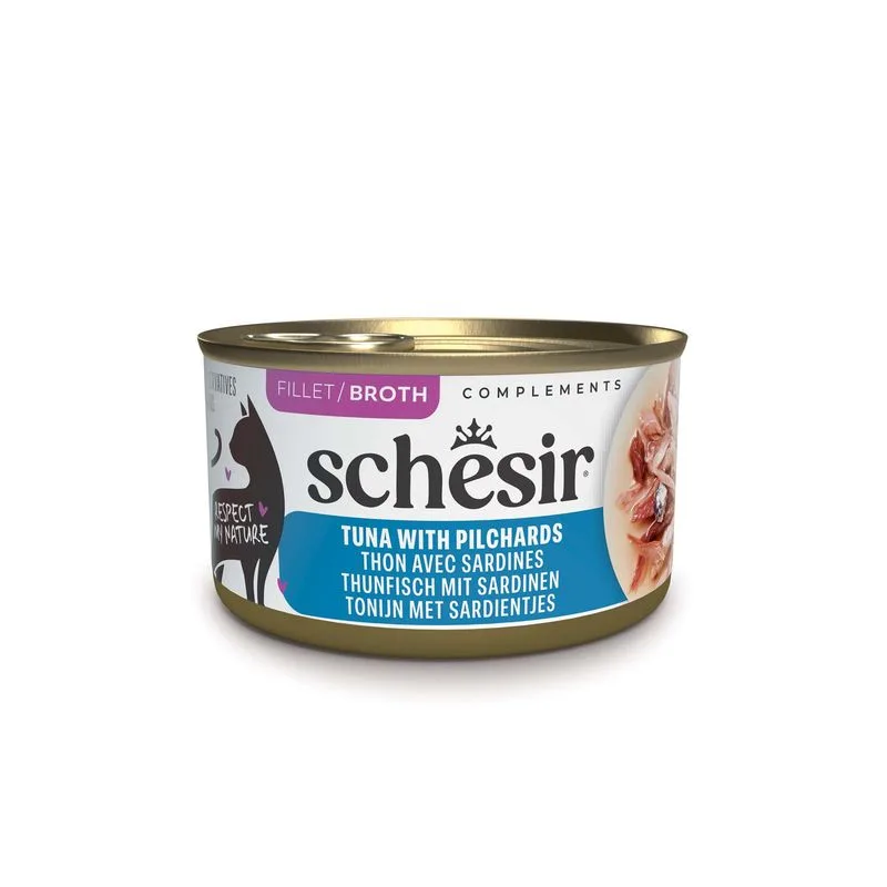 Schesir Complements in brodo 12 x 70 g (Tonnetto con Sardine)
