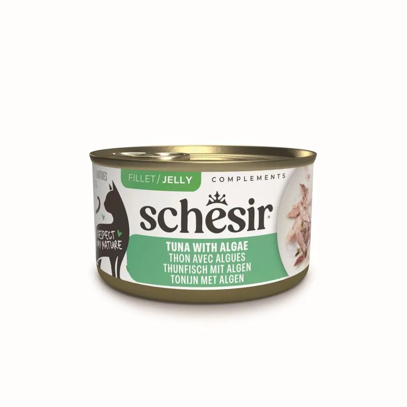 Schesir Complements in gelatina 24 x 70 g in lattina (Tonnetto con alghe)