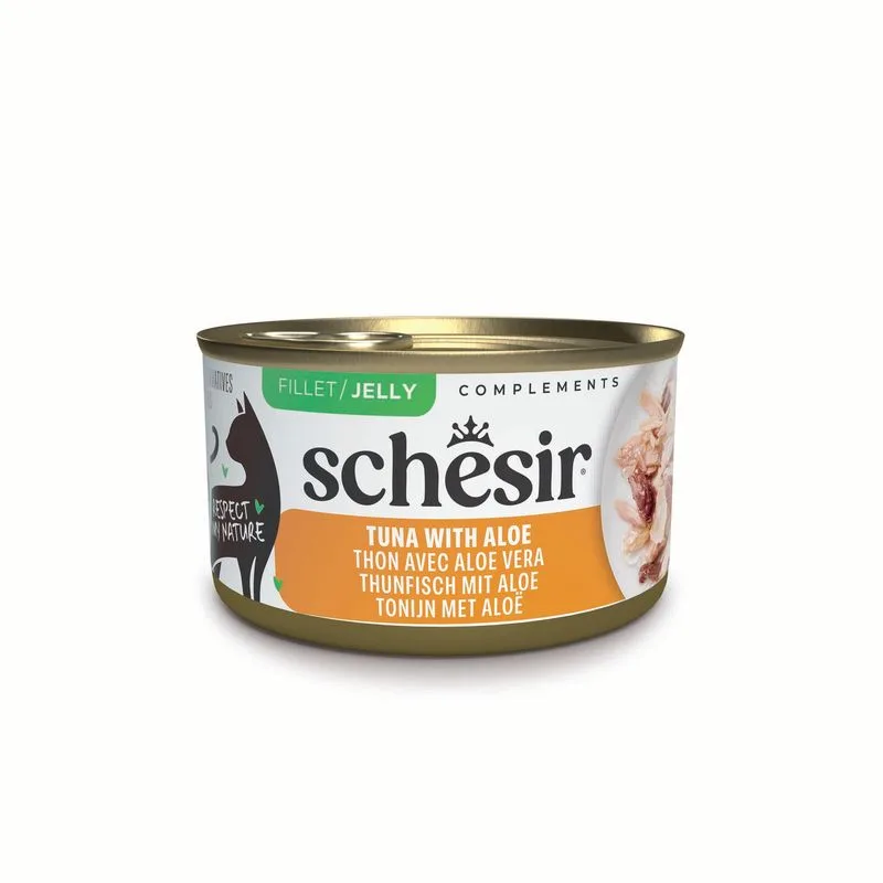 Schesir Complements in gelatina 24 x 70 g in lattina (Tonnetto con aloe)