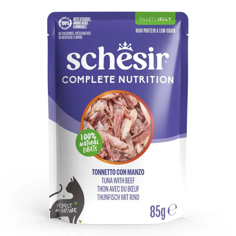Schesir Complete Nutrition Filetti in Gelatina 12 x 85 g in buste
