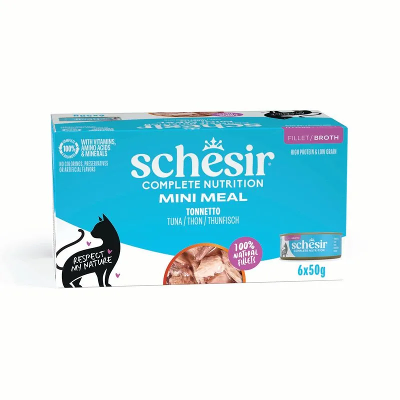 Schesir Complete Nutrition Filetti in brodo 24 x 50 g in lattine