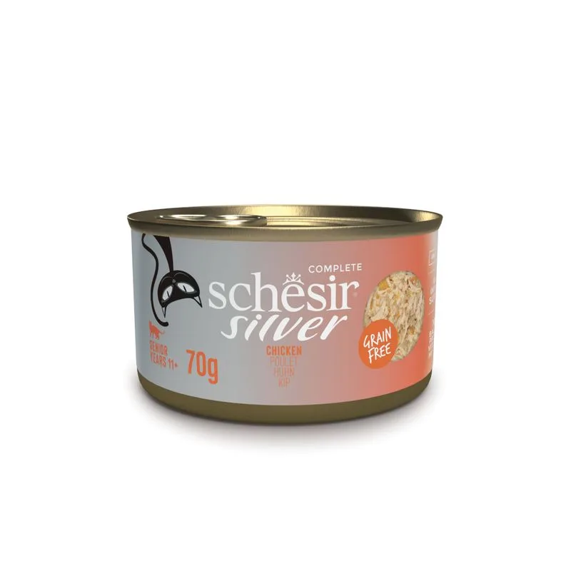 Schesir Silver Senior 12 x 70 g (Pollo)