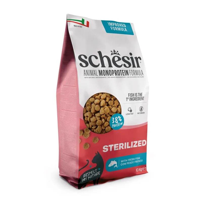 Schesir Sterilized con Pesce (Set %: 2 x 10 kg)