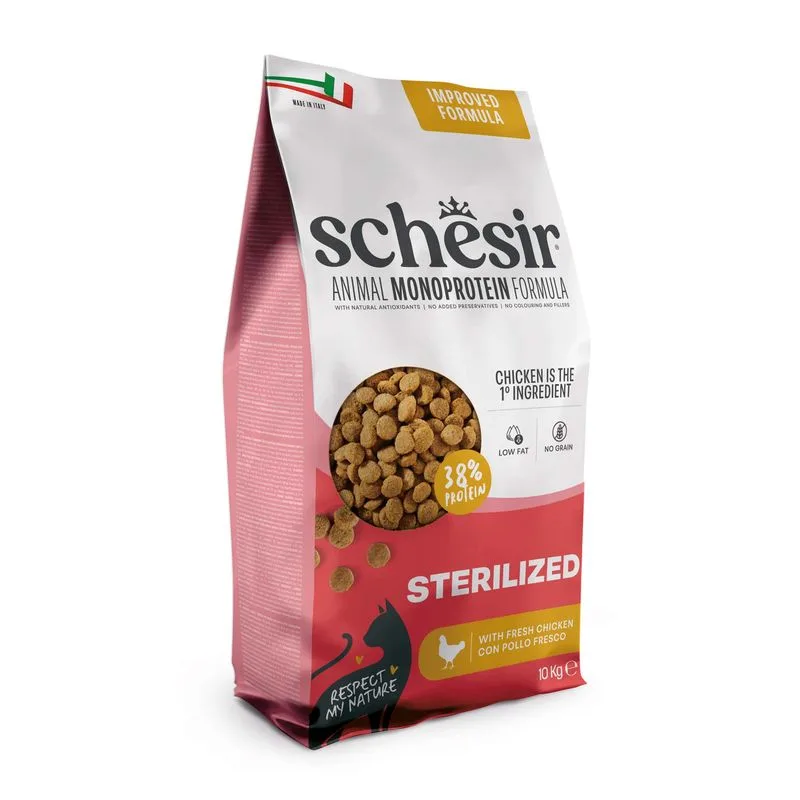 Schesir Sterilized con Pollo (Set %: 2 x 10 kg)