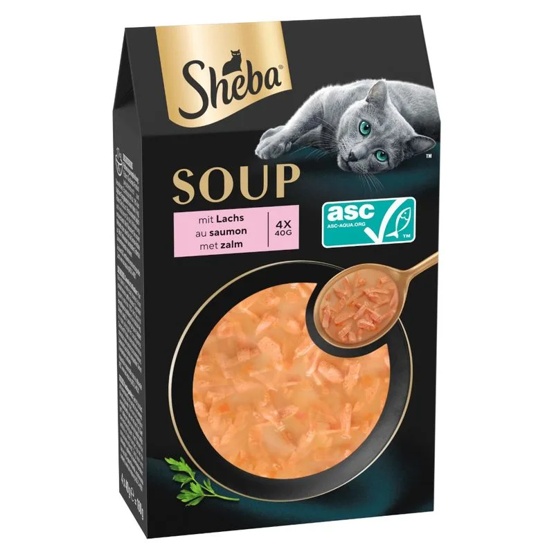 Sheba Classic Soup buste 80 x 40 g (con Salmone)