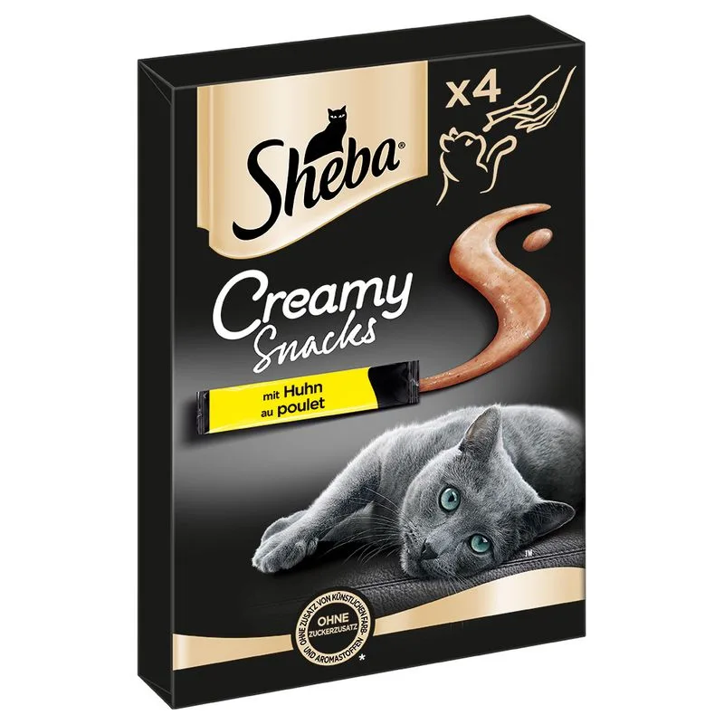 Sheba Creamy Snacks (Set %: 44 x 12 g Pollo)