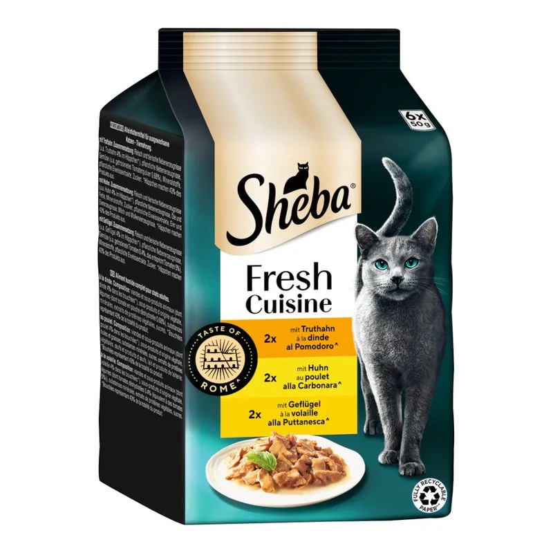 Sheba Delices Gourmands Taste of Rome 6 x 50 g