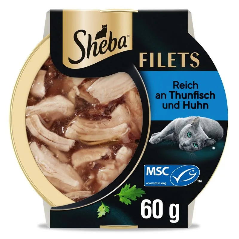 Sheba Filets 32 x 60 g (Pollo con Tonno)