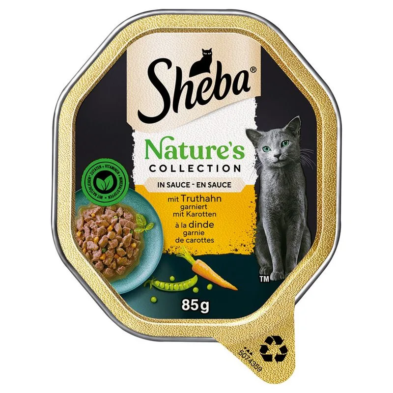 Sheba Nature's Collection in Salsa 22 x 85 g (con Tacchino)