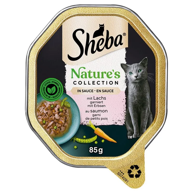 Sheba Nature´s Collection in Salsa 44 x 85 g (con Salmone)