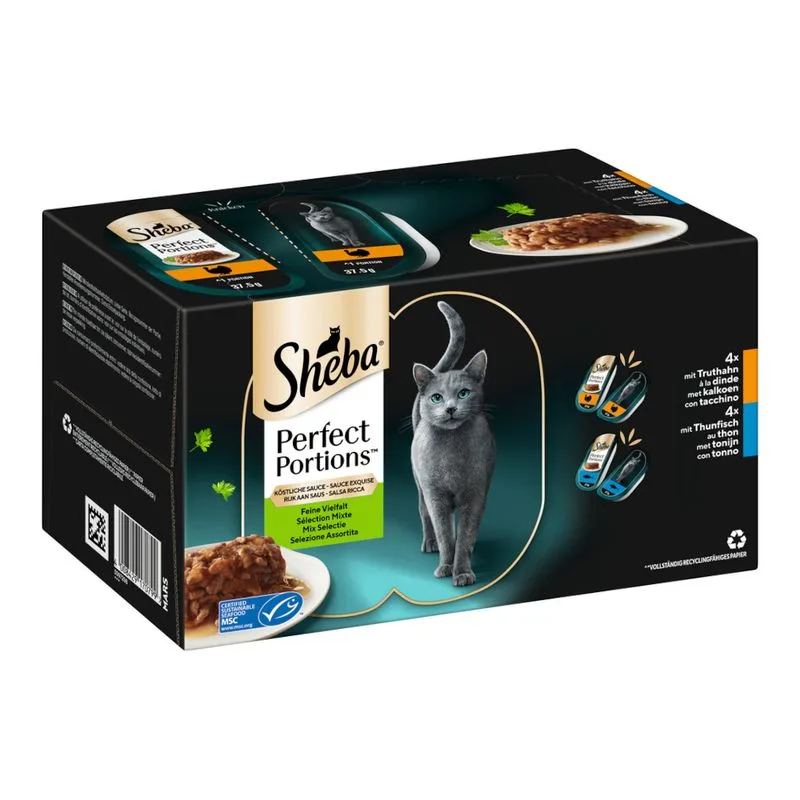 Sheba Perfect Portions 64 x 37,5 g Umido per gatto