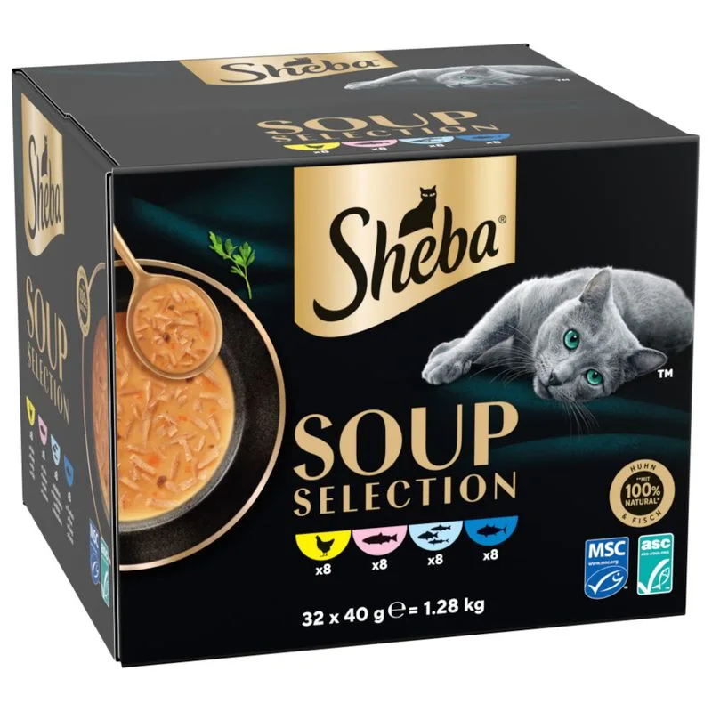 Sheba Soup Selection 32 x 40 g