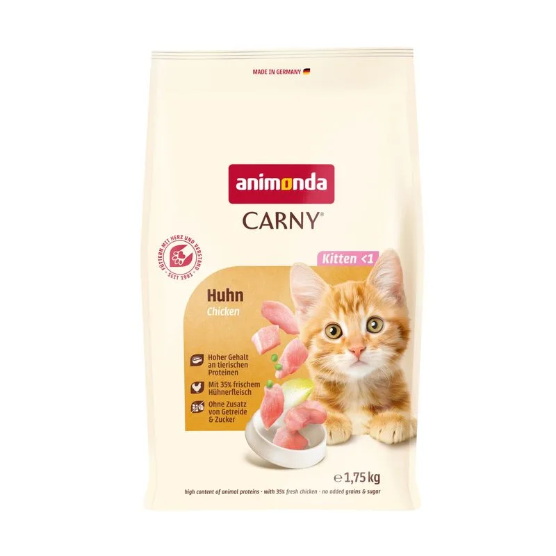 animonda Carny Kitten Pollo Crocchette per gatto (Set %: 3 x 1,75 kg)