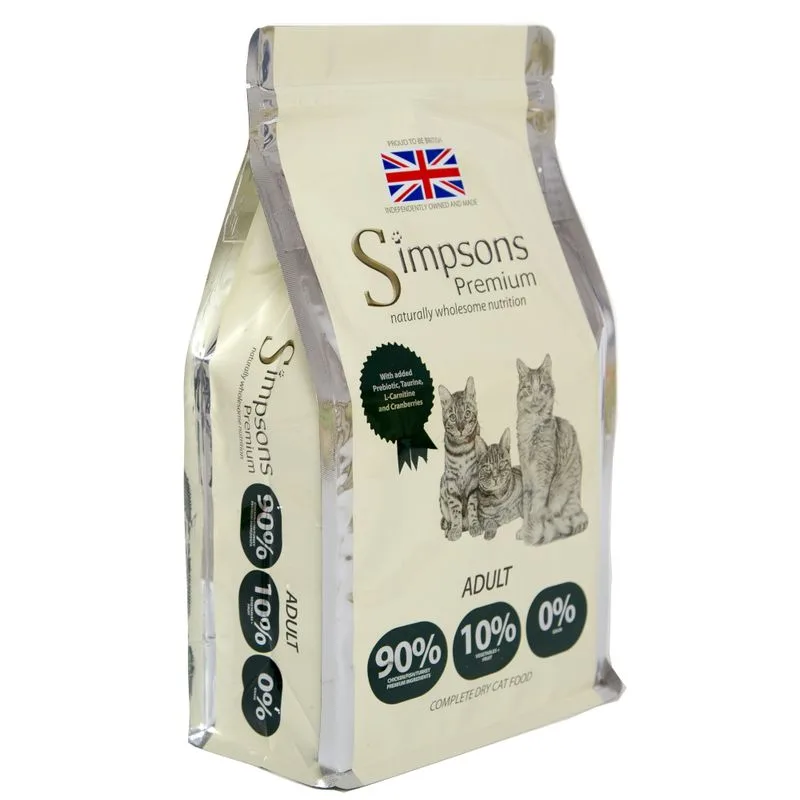 Simpsons Premium Adult Cat 90/10 Crocchette per gatto (Set %: 2 x 6 kg)