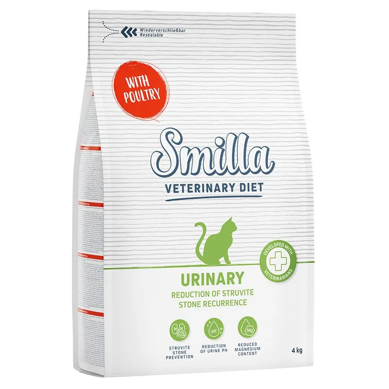 Smilla Urinary Veterinary Pollame Crocchette gatto (Set %: 2 x 4 kg)
