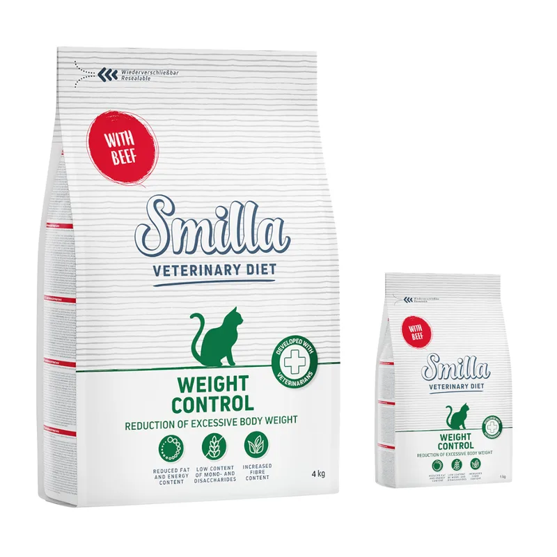 Smilla Veterinary Diet Diabetes & Weight Control Manzo (Set %: 2 x 10 kg)