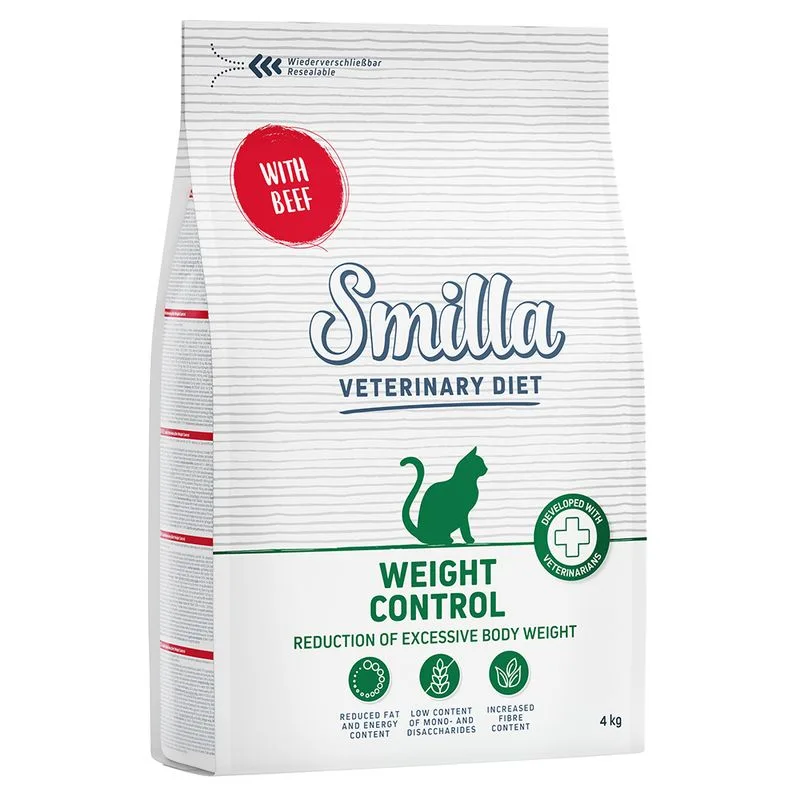 Smilla Veterinary Diet Diabetes & Weight Control Manzo (Set %: 2 x 4 kg)