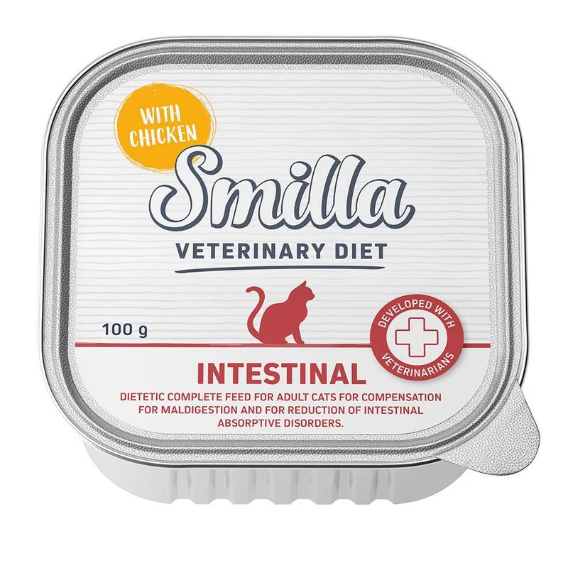Smilla Veterinary Diet Intestinal Pollo umido gatto (Set %: 24 x 100 g)