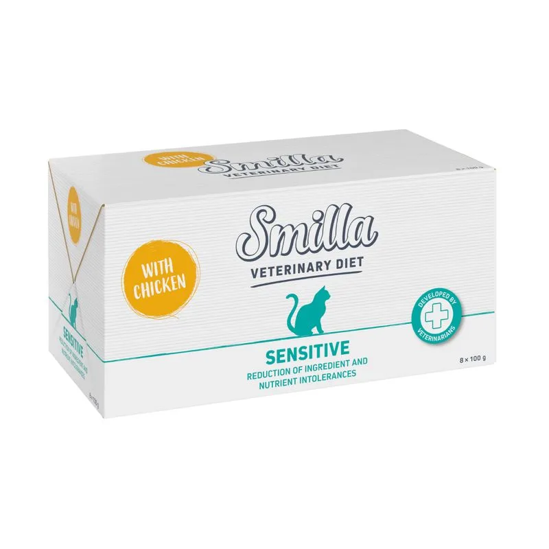 Smilla Veterinary Diet Sensitive Pollo umido gatto (Set %: 24 x 100 g)